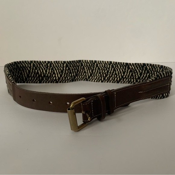 J. CREW Women’s Brown and Black Woven Belt - Picture 2 of 10
